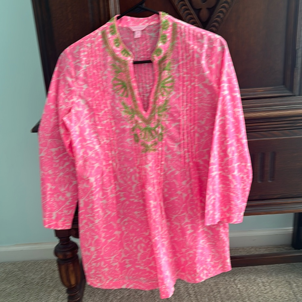 Lily Pulitzer pink tunic size XS